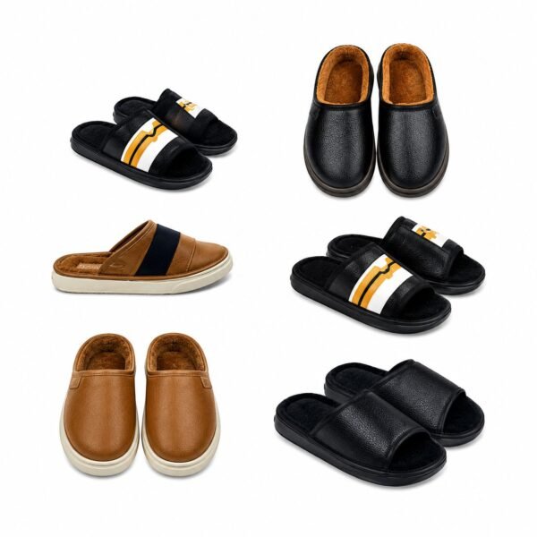 010 - Pantufla hombre inyectada tricolor